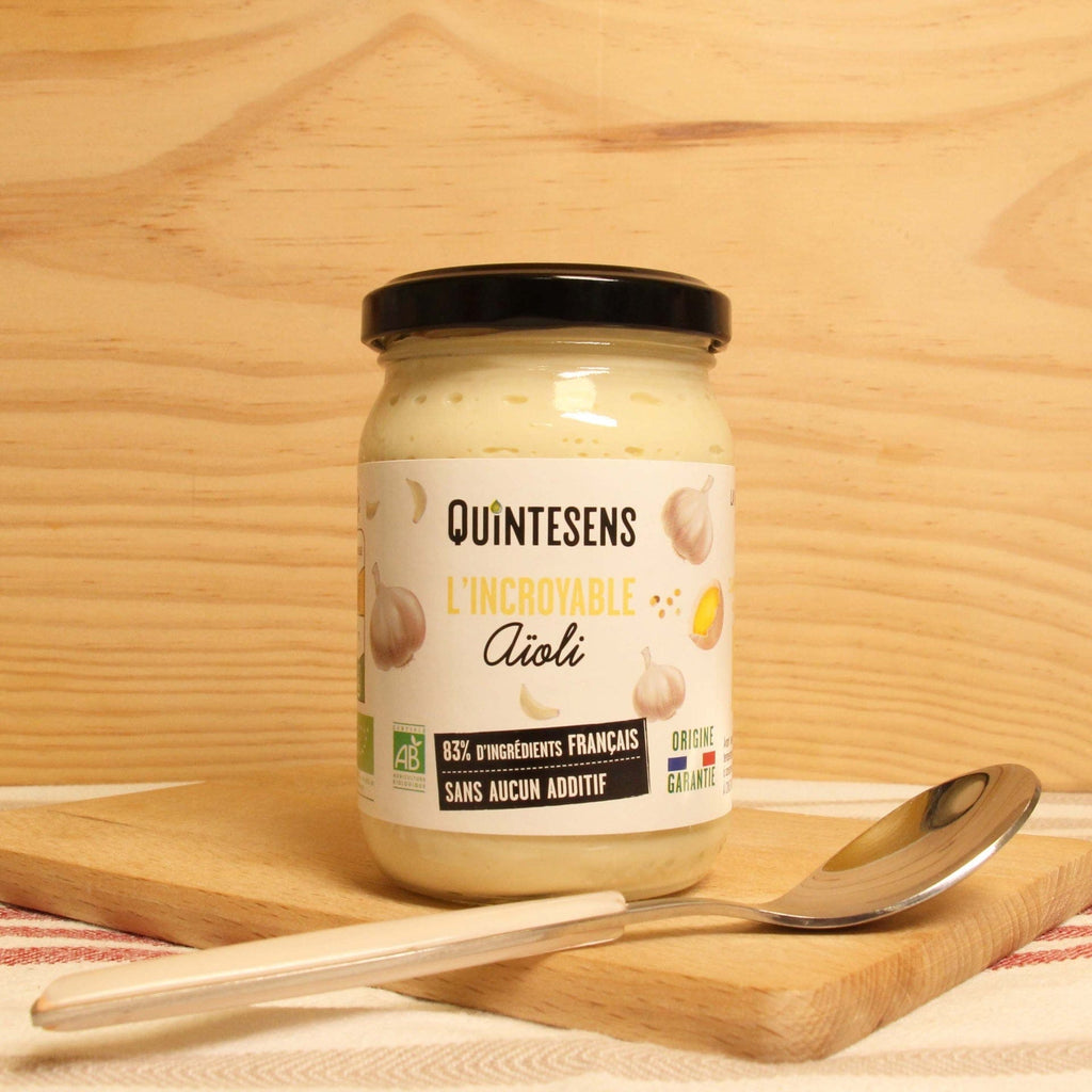 Sauce Aïoli BIO - 180g Quintesens vrac-zero-dechet-ecolo-balma-gramont