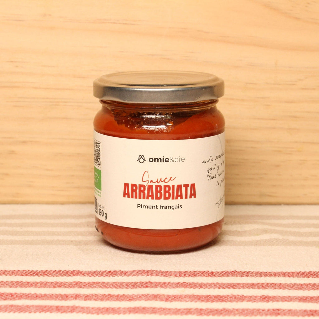 Sauce arrabbiata Bio - 190g Omie vrac-zero-dechet-ecolo-balma-gramont