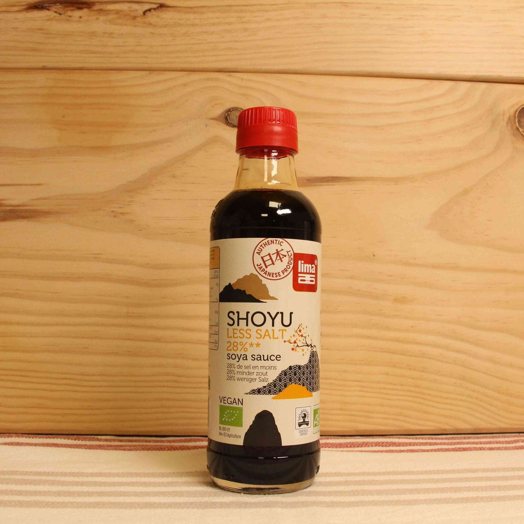 Sauce soja et froment shoyu 28% de sel en moins BIO - 25cl Lima vrac-zero-dechet-ecolo-balma-gramont