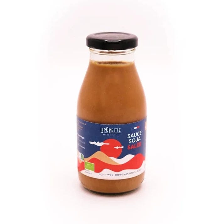 Sauce soja salée française BIO - 150ml Maison Lipopette vrac-zero-dechet-ecolo-balma-gramont