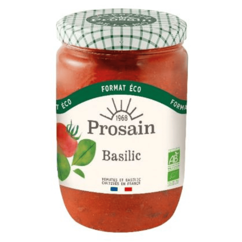 Sauce tomate au basilic BIO - 610g Prosain vrac-zero-dechet-ecolo-balma-gramont