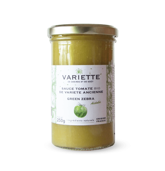 Sauce tomate Green Zebra BIO - 250g Variette vrac-zero-dechet-ecolo-balma-gramont