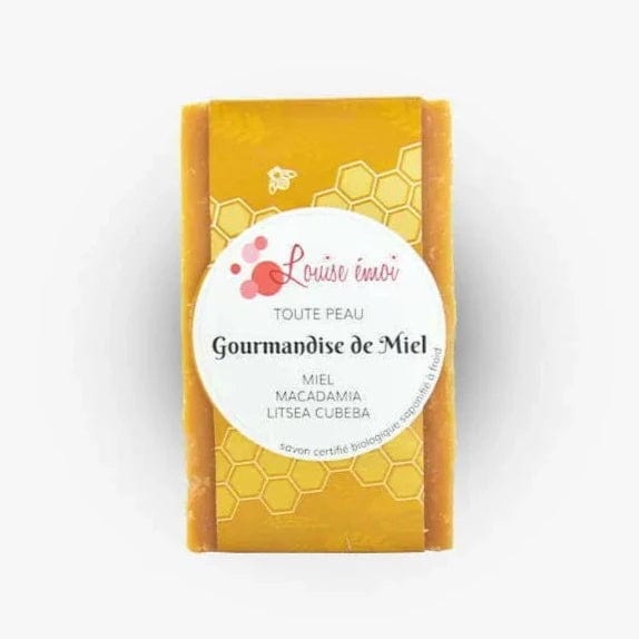 Savon à froid "Gourmandise de miel" BIO - 100g Louise Emoi vrac-zero-dechet-ecolo-balma-gramont