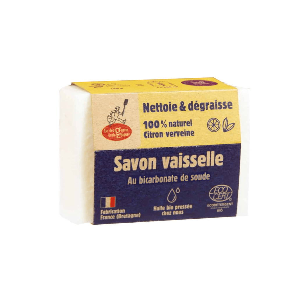 Savon vaisselle bicarbonate Citron - 150g La droguerie écologique vrac-zero-dechet-ecolo-balma-gramont