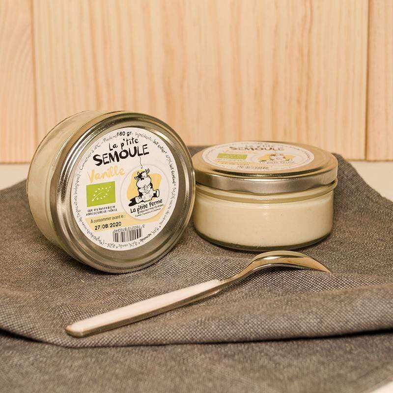 Semoule au lait vanille BIO - 160g La p'tite ferme vrac-zero-dechet-ecolo-balma-gramont