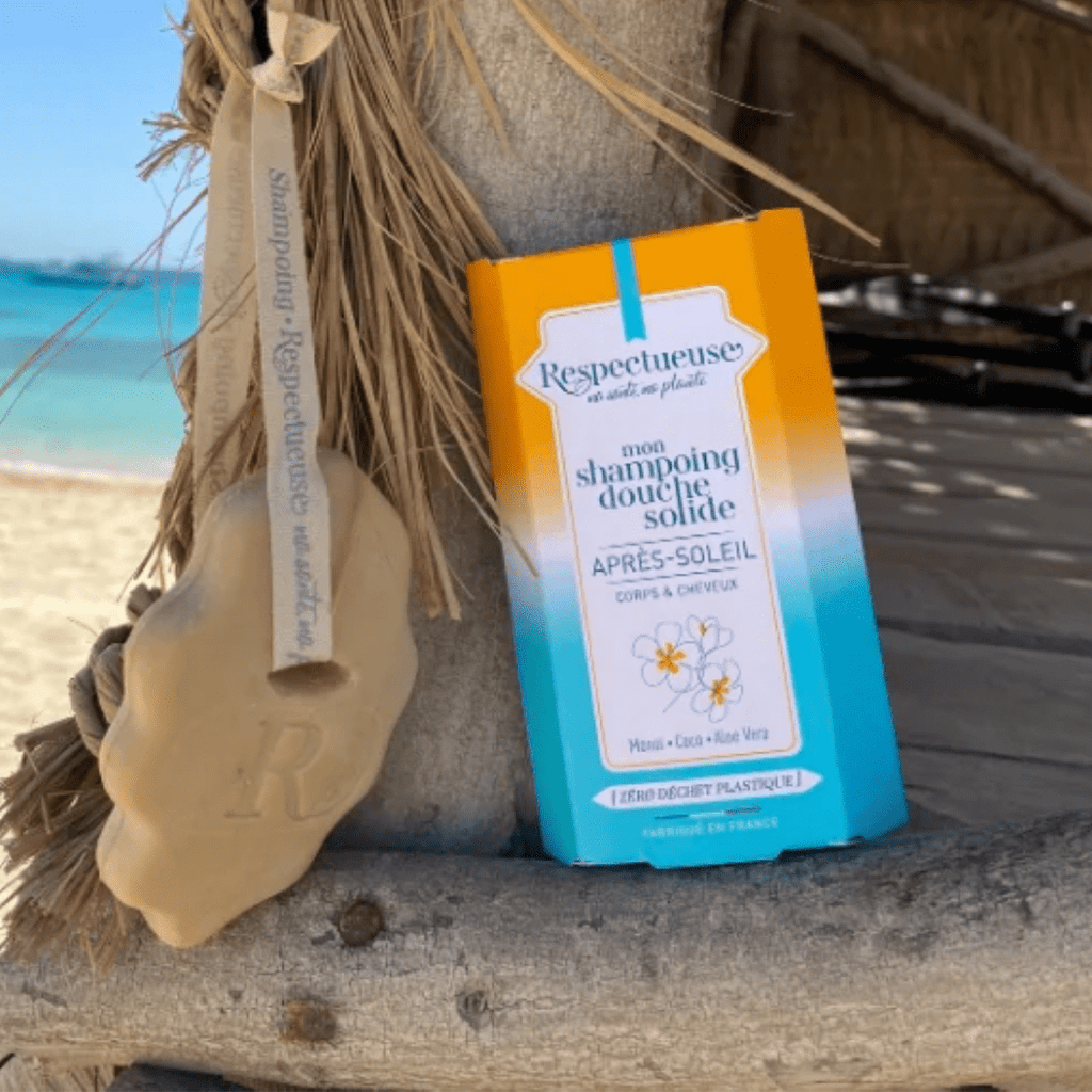 Shampoing-douche après-soleil - 75g Respectueuse vrac-zero-dechet-ecolo-balma-gramont