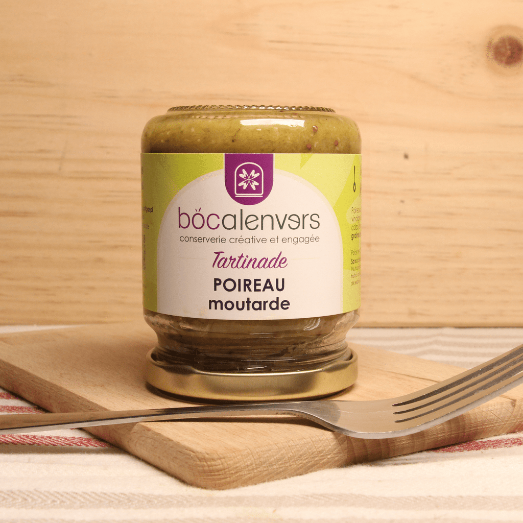 Tartinade Poireau Moutarde - 200g Bocalenvers vrac-zero-dechet-ecolo-balma-gramont