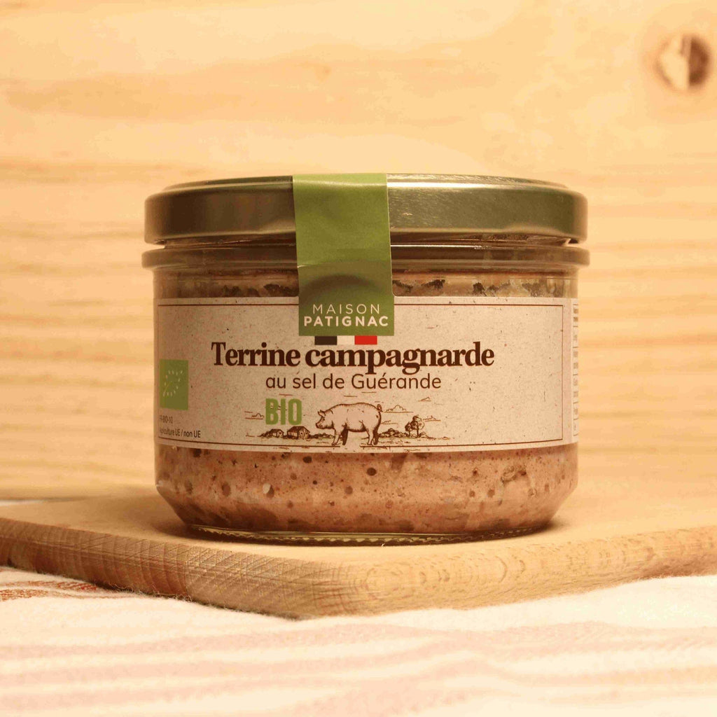 Terrine campagnarde au sel de Guérande BIO - 180g Maison Patignac vrac-zero-dechet-ecolo-balma-gramont