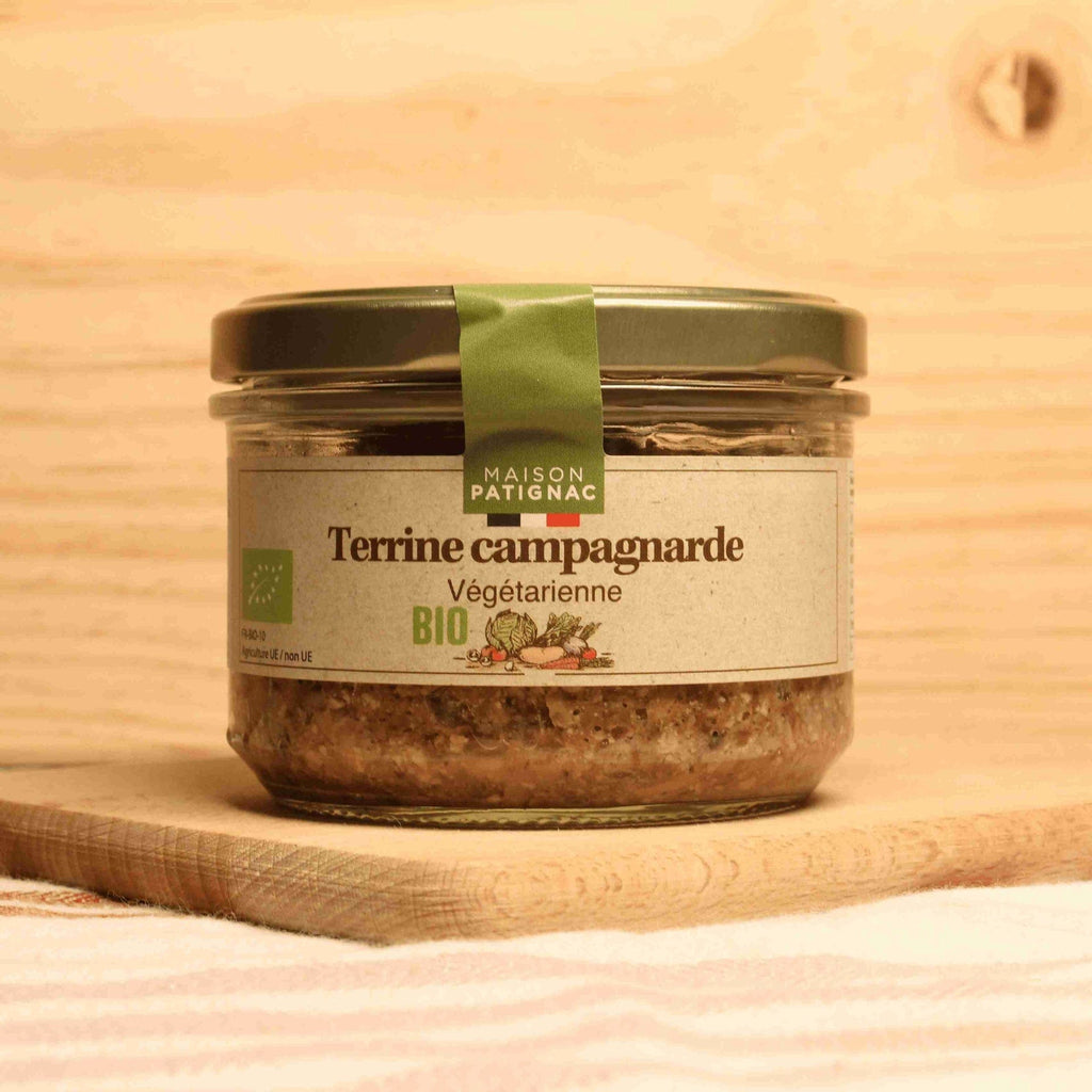 Terrine campagnarde végétarienne  BIO - 180g Maison Patignac vrac-zero-dechet-ecolo-balma-gramont