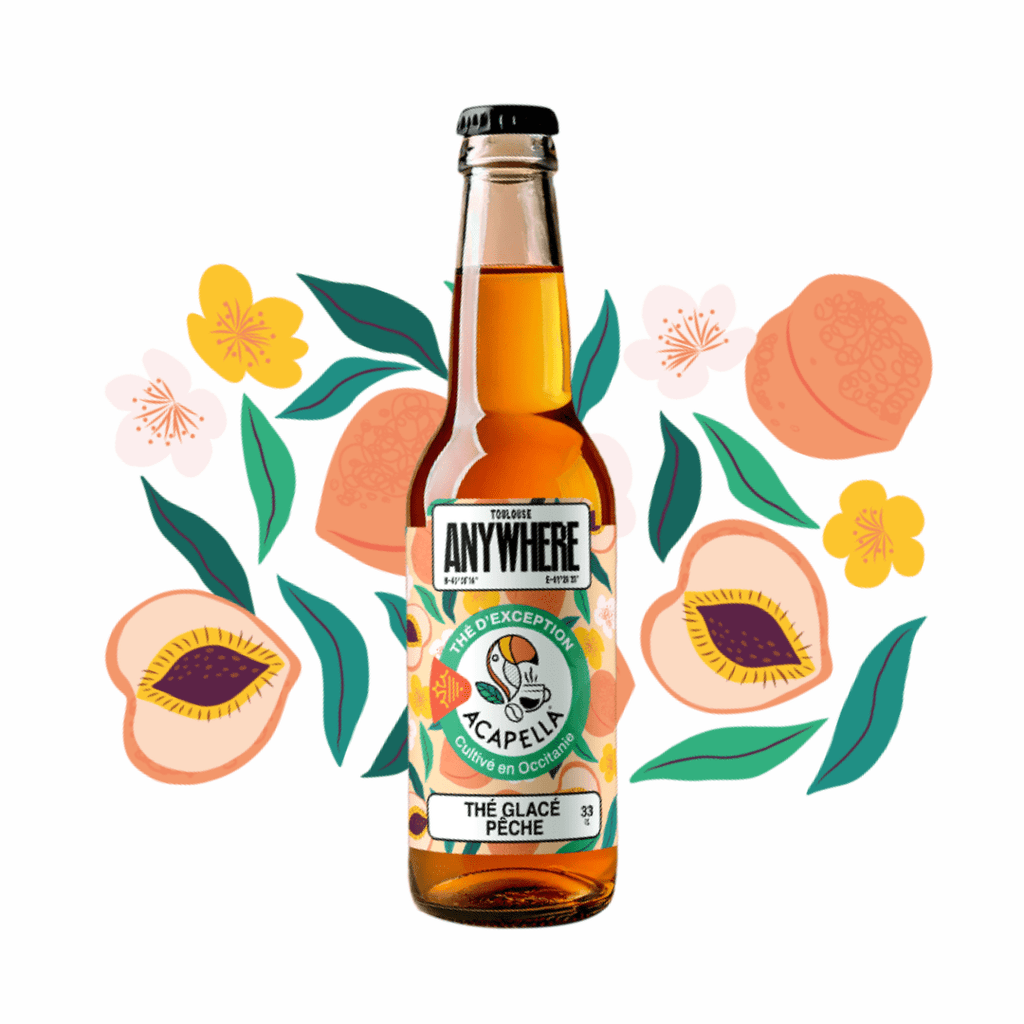 Thé glacé Occitan pêche - 33cl ANYWHERE vrac-zero-dechet-ecolo-balma-gramont