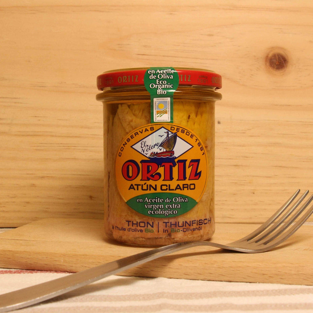 Thon Albacore à l'huile d'olive BIO - 150g net égoutté Ortiz vrac-zero-dechet-ecolo-balma-gramont