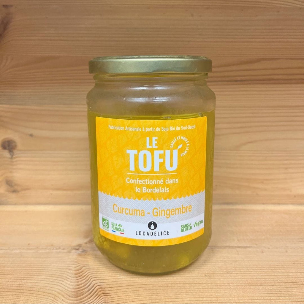 Tofu frais Curcuma Gingembre - 180g Locadélice vrac-zero-dechet-ecolo-balma-gramont