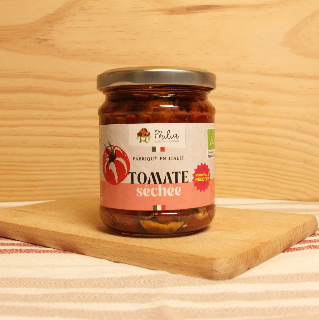 Tomates séchées à l'huile d'olive BIO - 190g net égoutté Philia vrac-zero-dechet-ecolo-balma-gramont