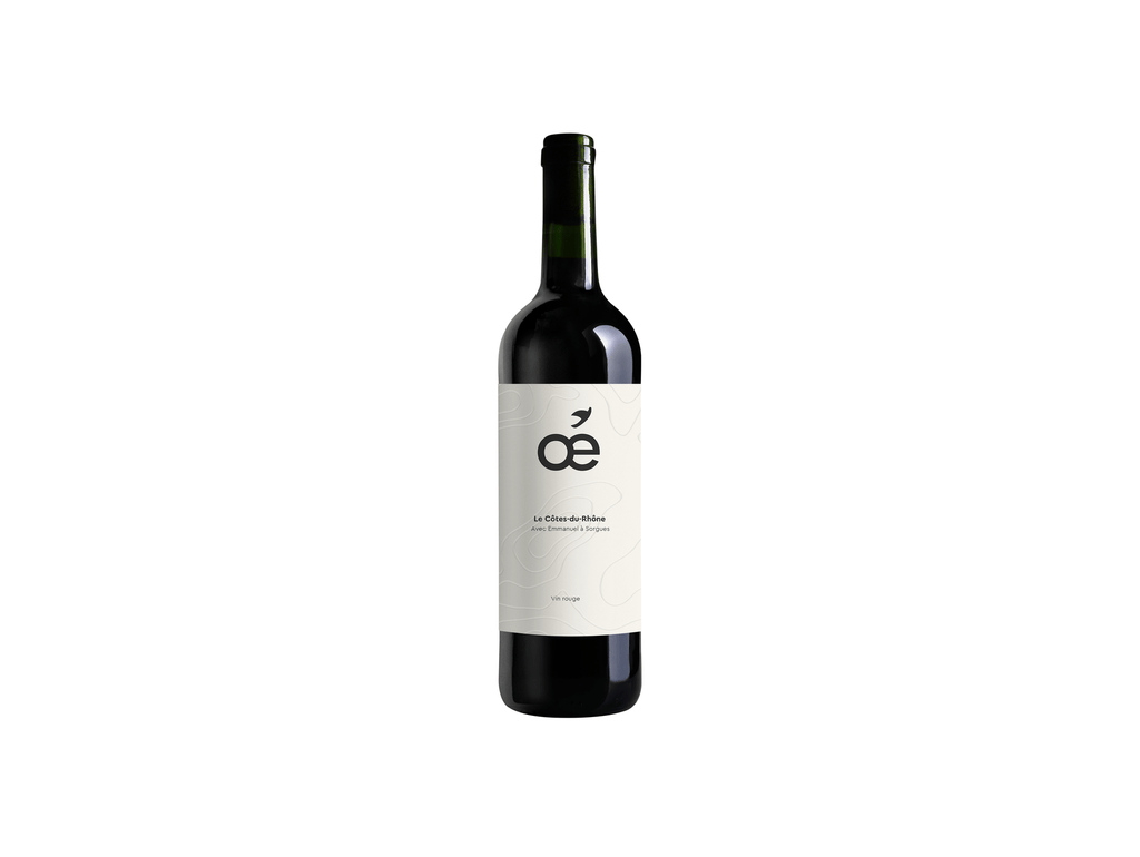 Vin rouge - Oé Côtes de Rhône AOC BIO -75cl Oé vrac-zero-dechet-ecolo-balma-gramont
