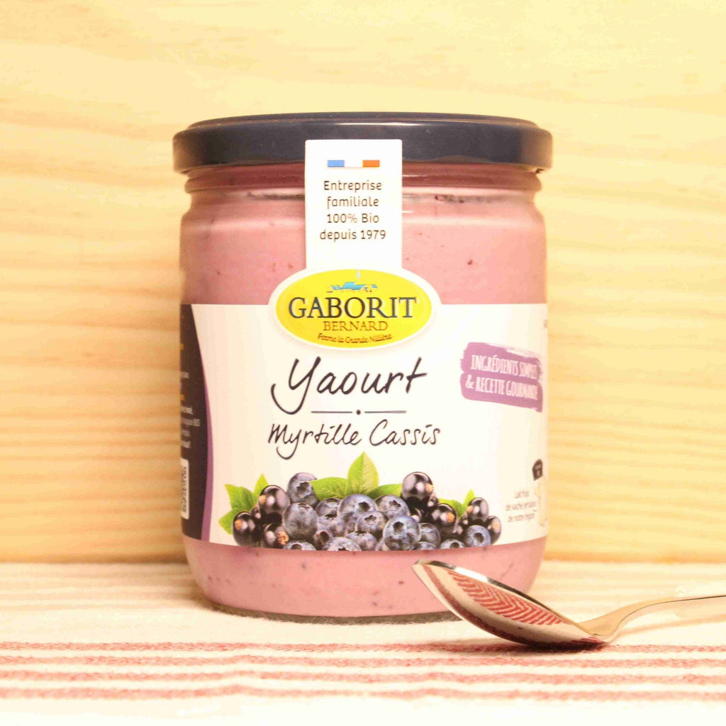 Yaourt brassé Myrtille-Cassis BIO - 400g Bernard GABORIT vrac-zero-dechet-ecolo-balma-gramont