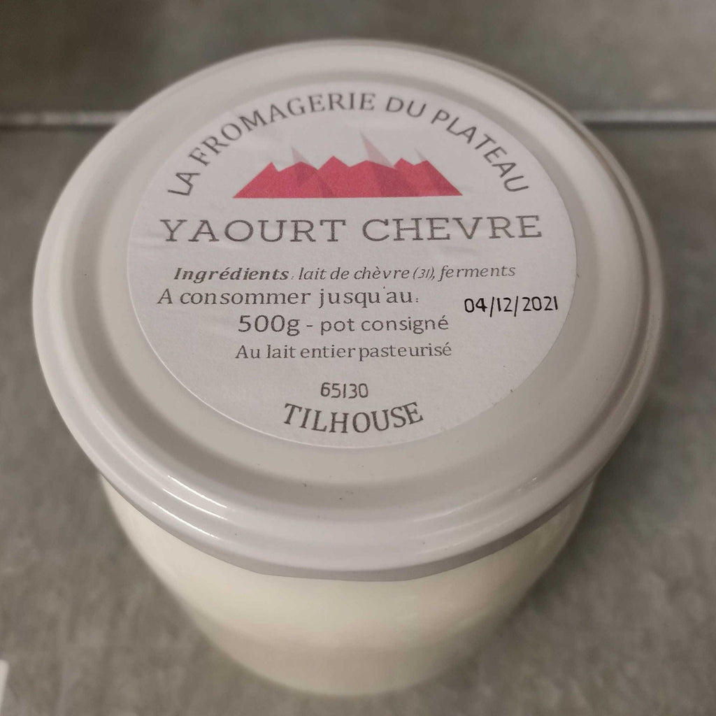 Yaourt de chèvre - 500g Fromagerie du Plateau vrac-zero-dechet-ecolo-balma-gramont
