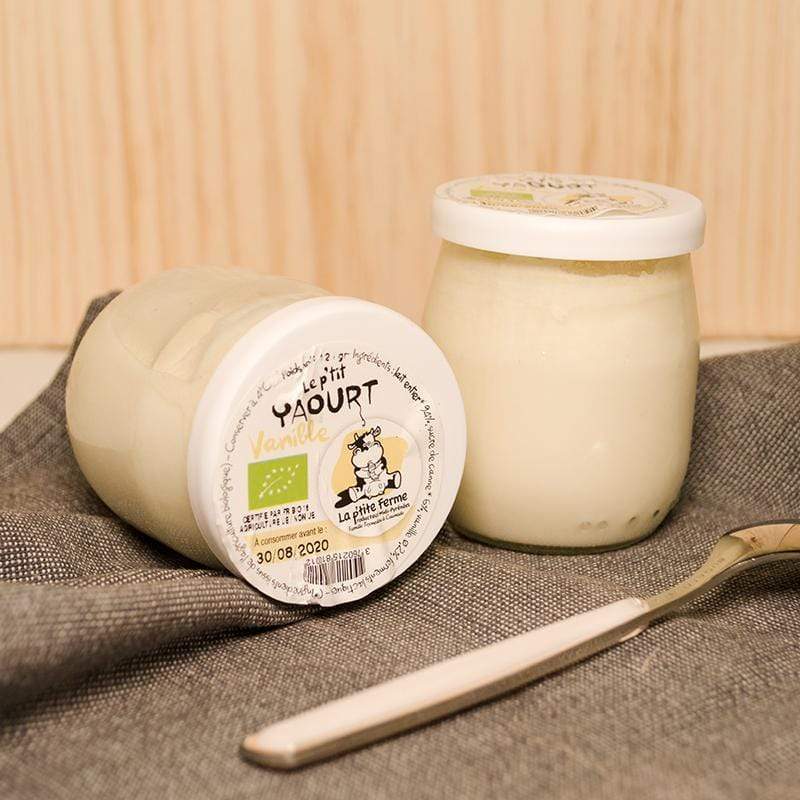 Yaourt vanille BIO - 125g La p'tite ferme vrac-zero-dechet-ecolo-balma-gramont