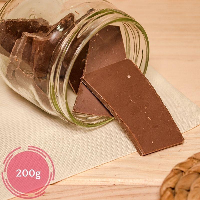 Chocolat au lait à patisser - 200g Les Galeries du Cacaofages vrac-zero-dechet-ecolo-balma-gramont