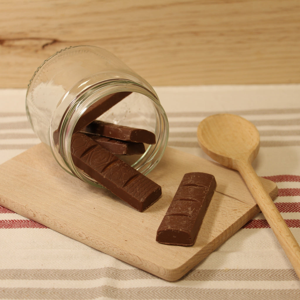 Chokobar chocolat au lait et cœur lacté BIO - 5 pièces - env. 100g Belledonne vrac-zero-dechet-ecolo-balma-gramont