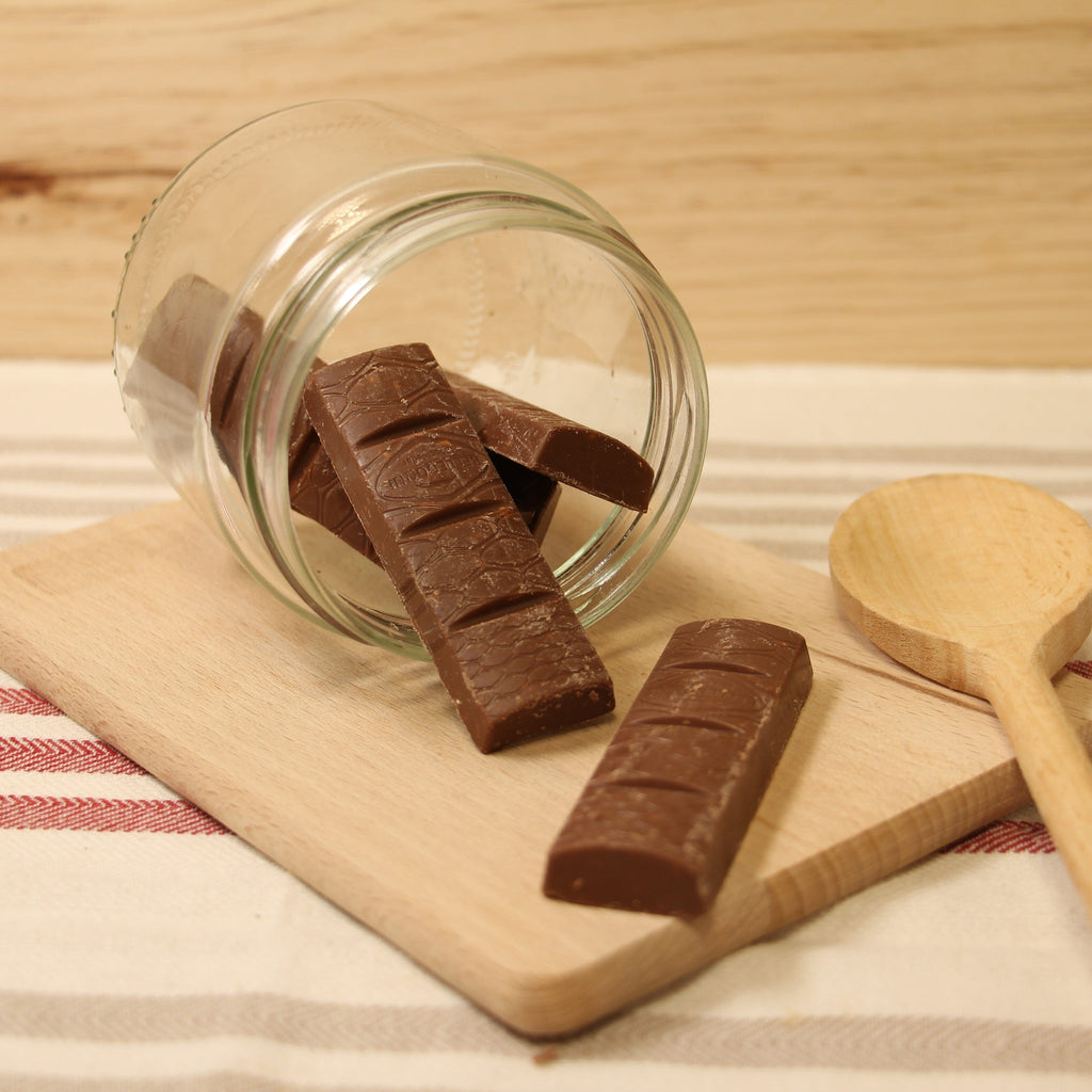 Chokobar chocolat au lait et éclats de noisettes BIO - 5 pièces - env. 100g Belledonne vrac-zero-dechet-ecolo-balma-gramont