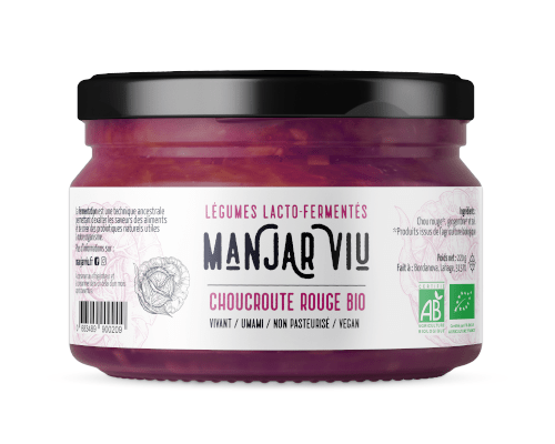 Choucroute rouge bio - 200g Manjar Viu vrac-zero-dechet-ecolo-balma-gramont