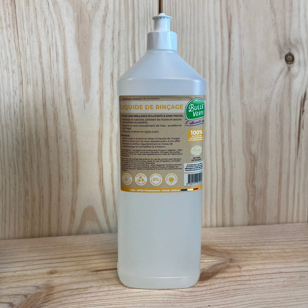 Liquide de rinçage pour lave-vaisselle - 1L Bulle Verte vrac-zero-dechet-ecolo-balma-gramont