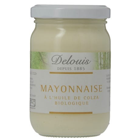 Mayonnaise huile de colza BIO - 185g Delouis vrac-zero-dechet-ecolo-balma-gramont