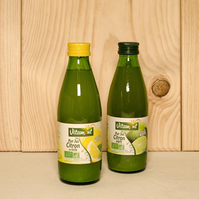 Mini pur jus de citron vert BIO - 25cl Vitamont vrac-zero-dechet-ecolo-balma-gramont