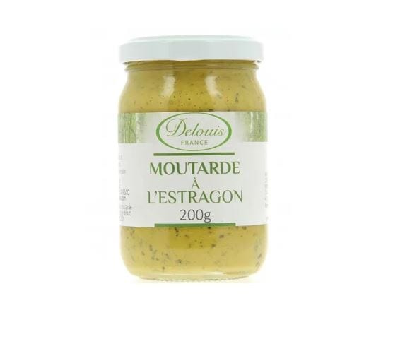 Moutarde estragon - 200g Delouis vrac-zero-dechet-ecolo-balma-gramont