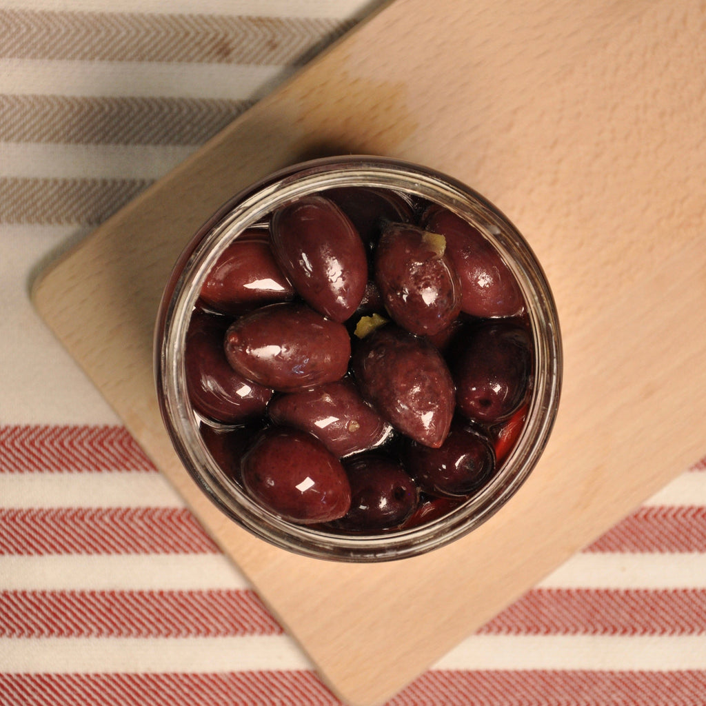 Olives noires de Kalamata entières BIO - 200g Maison Kanellias vrac-zero-dechet-ecolo-balma-gramont