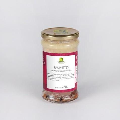 Paupiettes de magret sauce Madère - 450g Maison Tête vrac-zero-dechet-ecolo-balma-gramont