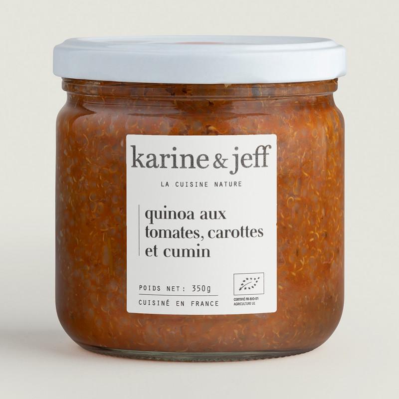 Quinoa aux tomates, carottes et cumin - 350g Karine & Jeff vrac-zero-dechet-ecolo-balma-gramont
