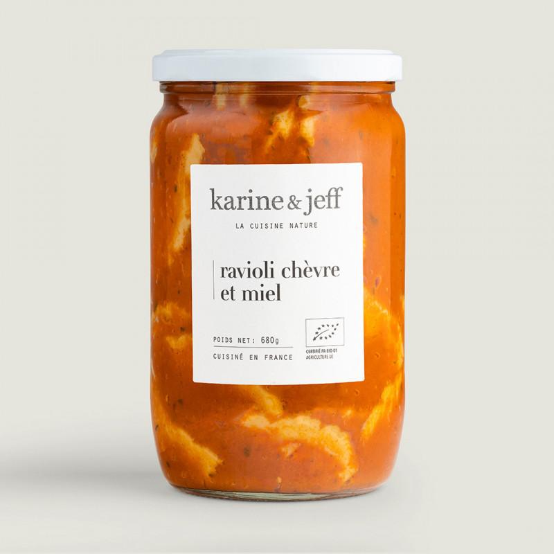 Ravioli chèvre et miel - 680g Karine & Jeff vrac-zero-dechet-ecolo-balma-gramont