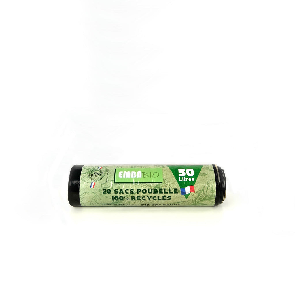 Sacs Poubelle 100% recyclés - 50L - 20pc Relais Vert vrac-zero-dechet-ecolo-balma-gramont