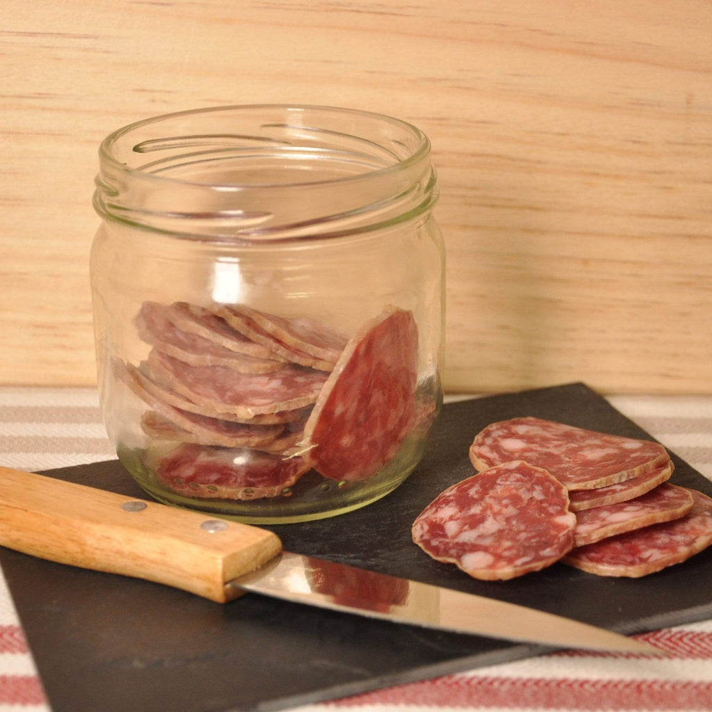 Saucisson tranché porc Noir de Bigorre - 70g Maison Castet vrac-zero-dechet-ecolo-balma-gramont